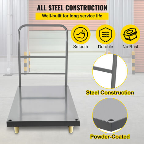 HaulPro Carrito De Muebles Resistente Totalmente Montado Con Cuatro Ruedas, 30 X 18 Pulgadas, Capacidad De 900 Libras Para Un Fácil Movimiento Y Transporte