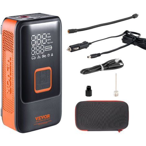 Hinchador USB Compresor Aire para Coche Moto Bicicleta Recargable USB –