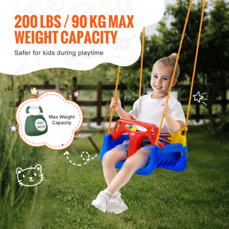 Columpio 3 En 1 Para Niños Pequeños, Columpio Colgant... | Cuotas Sin