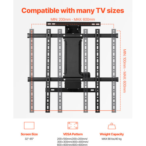 VEVOR Soporte De Pared Para Televisores De Pantalla De 26"-55" Carga De