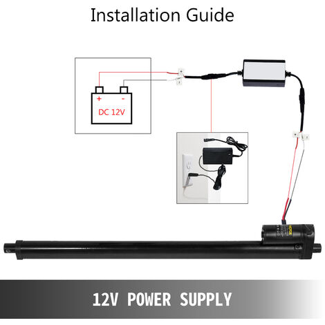 Soporte Eléctrico Actuador Lineal 12v 