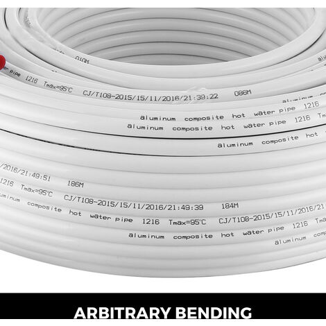 VEVOR Tubo PEX Alluinio Per Riscaldaento A Paviento Rotolo 300 - Foto 8