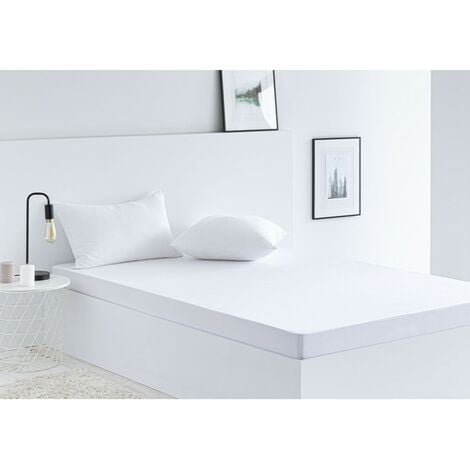 Sábana bajera de plástico para cama King, ropa de cama elástica