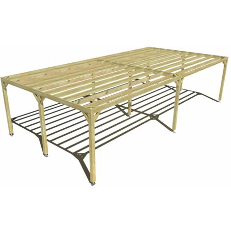 Pergola bois • 10m x 5m • indépendante • sens largeur • livraison comprise