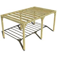 Pergola bois • 5m x 3m • indépendante • sens profondeur • livraison comprise