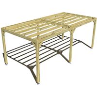 Pergola bois • 6m x 3m • indépendante • sens largeur • livraison comprise