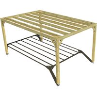 Pergola bois • 3m x 5m • indépendante • sens profondeur • livraison comprise