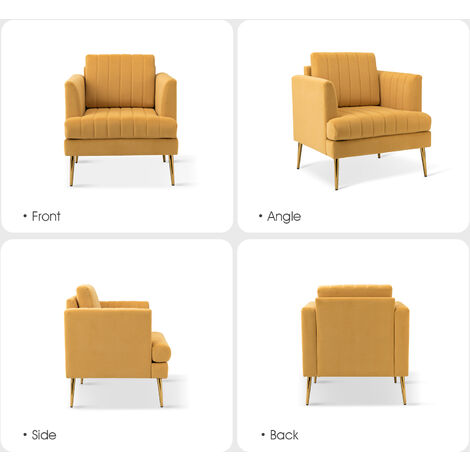 Chaises de canapé simples nordiques, meubles mobiles de luxe, fauteuil de  salon, chaise en velours de