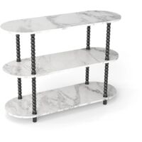 Table d'appoint Ylivieska verre trempé 46 x 45 cm verre ambré chrome Table d'appoint Ylivieska verre trempé 46 x 45 cm verre ambré chrome