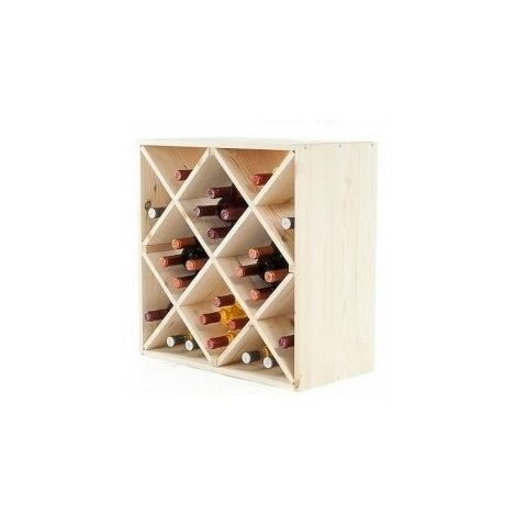 Maison Exclusive - Casier à Bouteilles Avec Rangement Pour 9 Bouteilles Bois 88430218