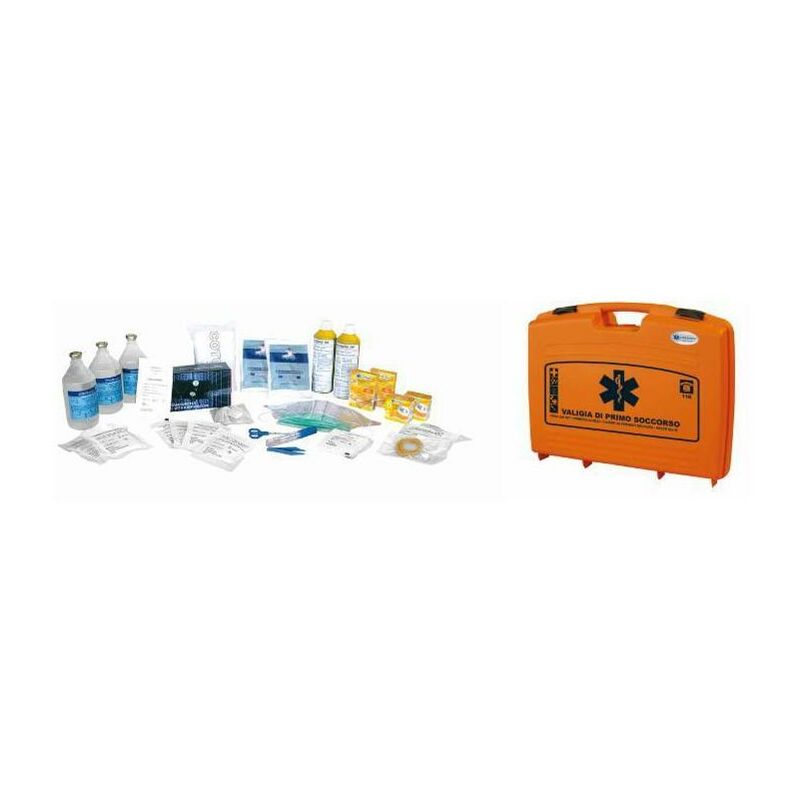 Valigetta pronto soccorso completa di kit medicazione 75696