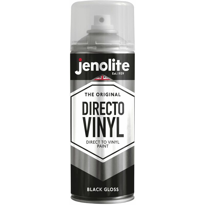 1x Black Flexible Fabric Spray Paint for Fabrics Leather Vinyl