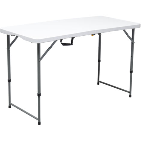Rechteckiger Klapptisch WERKA PRO mit verstellbaren Beinen 120x60x74cm