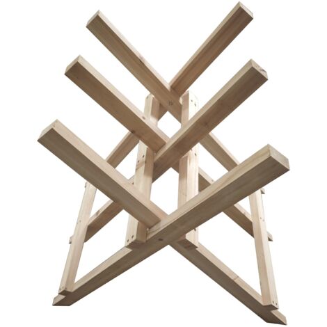 Holzständer WERKAPRO mit 3 Stützen zum Sägen von Holzscheiten