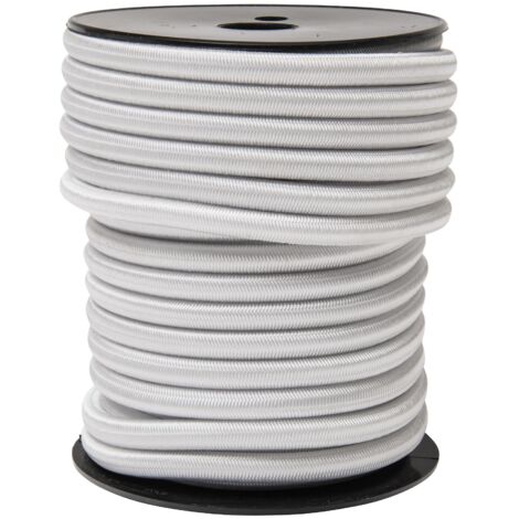 Weißer elastischer Spannbänder WERKA PRO Ø 10mm x 20m