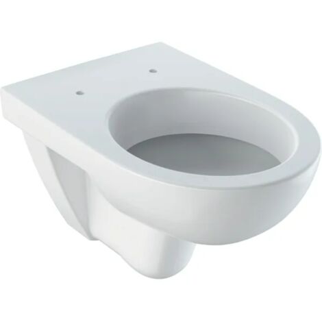 Cuvette  suspendu à chasse 35.8x53 blanc brillant - Geberit Selnova - Avec abattant wc soft - Accessorio: Senza copri wc