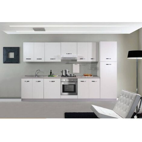 Base de cuisine 30x50xH85 cm en bois blanc frêne - Foligno