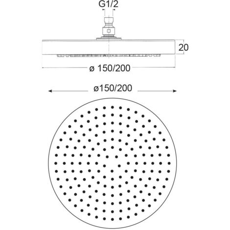 Pomme De Douche Et Bras En Laiton Naturel Modèle Hexagonal Mamoli Hexagonal 000008260027