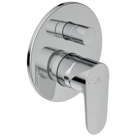Mélangeur encastré pour baignoire/douche en laiton chromé - Ideal Standard Cerafine (1/5)