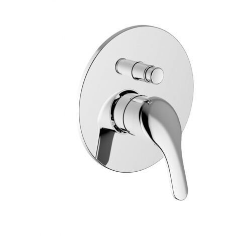 Set extérieur à encastrer douche en laiton chromé - WTS Teorema Golf Plus (1/3)