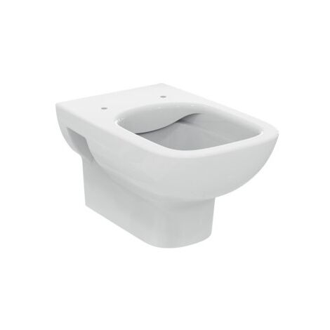 Cuvette suspendu blanc brillant - Ideal Standard RimLS+ - Avec abattant wc soft - Accessorio: Senza sedile (1/5)