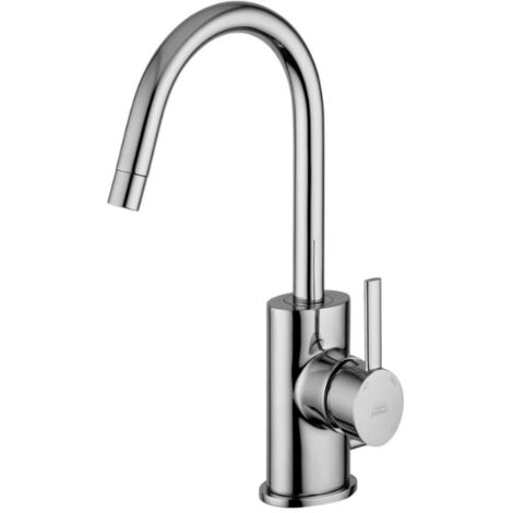 Paffoni Berry series mitigeur de lavabo avec bec pivotant BR077CR Chromé - Laiton (1/2)