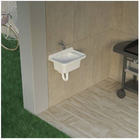 Bassins en résine blanc 60 cm - Mongardi