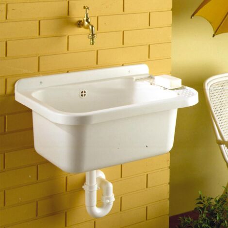 Bassins en résine blanc 60 cm - Mongardi