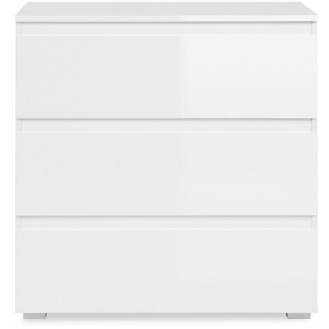 CALICOSY - Commode 3 Tiroirs L80 cm - PRETORIA (1/5)