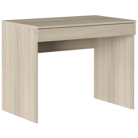 Bureau 100x55 cm chêne avec un tiroir - Otta