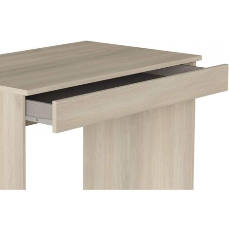 Bureau 100x55 cm chêne avec un tiroir - Otta