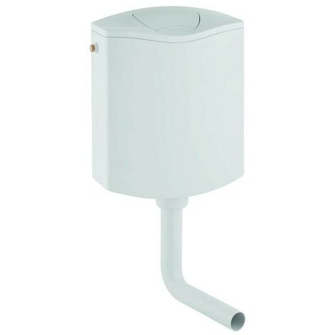 Chasse d'eau externe avec deux débits blancs Geberit 136.432.11.1 Blanc (1/4)