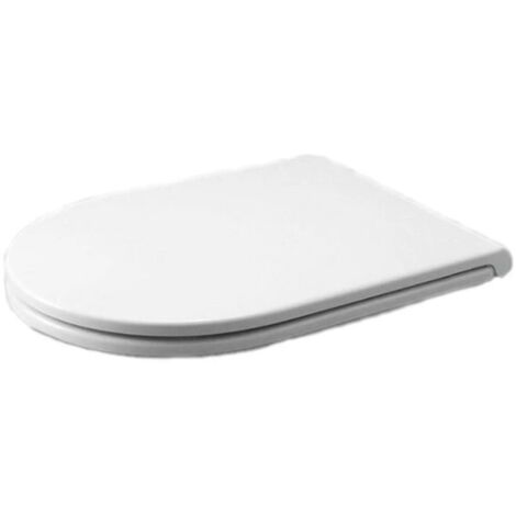 Abbattant wc matériau thermodurcissable blanc brillant avec fermeture soft close - Azzurra Ceramica Comoda (1/2)