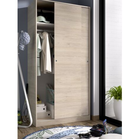 Armoire 100x204h chêne clair - Venere
