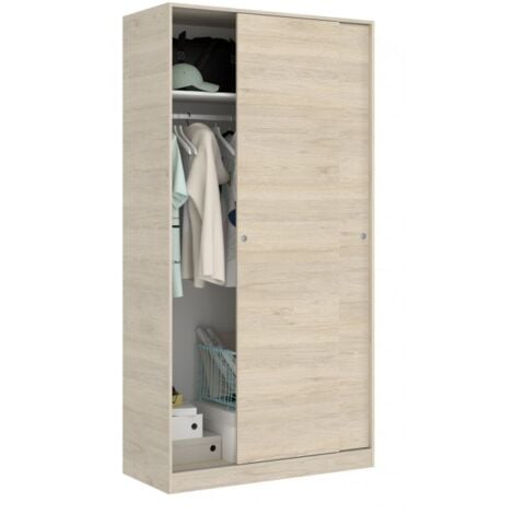 Armoire 100x204h chêne clair - Venere