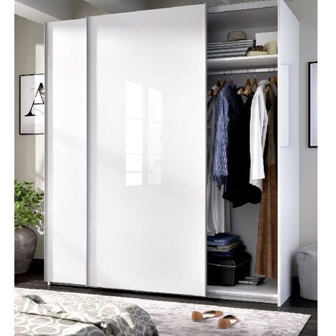 Armoire 150x204h blanc brillant - Venere