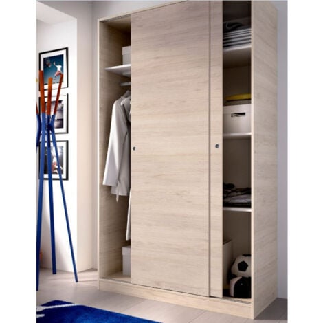 Armoire 120x204h chêne naturel - Venere