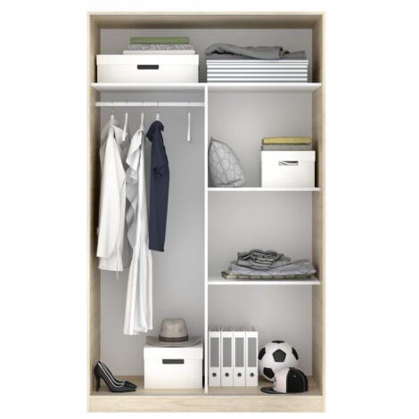 Armoire 120x204h chêne naturel - Venere