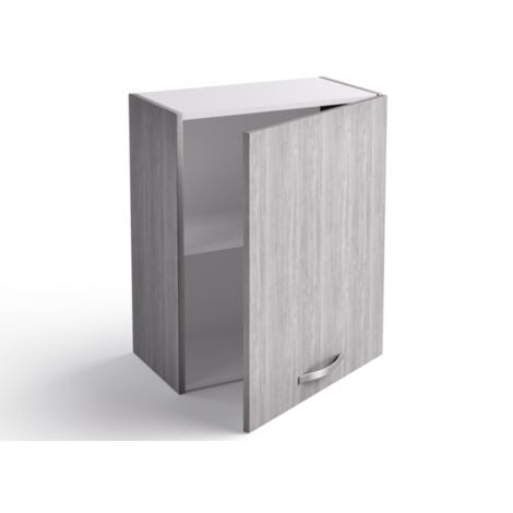 Cuisine suspendu 60x33x72 cm en bois gris islande avec une porte - Massa