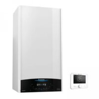 Chaudière murale à condensation avec connectivité intégrée et Sensys HD blanc inclus - Ariston GENUS ONE+ NET 24