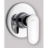 Paffoni – Mitigeur de douche encastré chromé – Installation murale – Corps en laiton – Levier unique – Débit 21,6 l/min