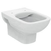 Cuvette suspendu blanc brillant - Ideal Standard RimLS+ - Avec abattant wc soft - Accessorio: Senza sedile