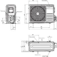 Climatiseur Inverter Hisense New Energy Dual Split 9+12 9000+12000 BTU classe d'énergie R-32 A++ | Blanc