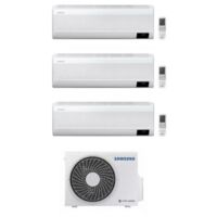 Climatiseur Trialsplit Windfree avant 9000 + 12000 + 12000 Btu avec gaz R32 Wifi - Samsung