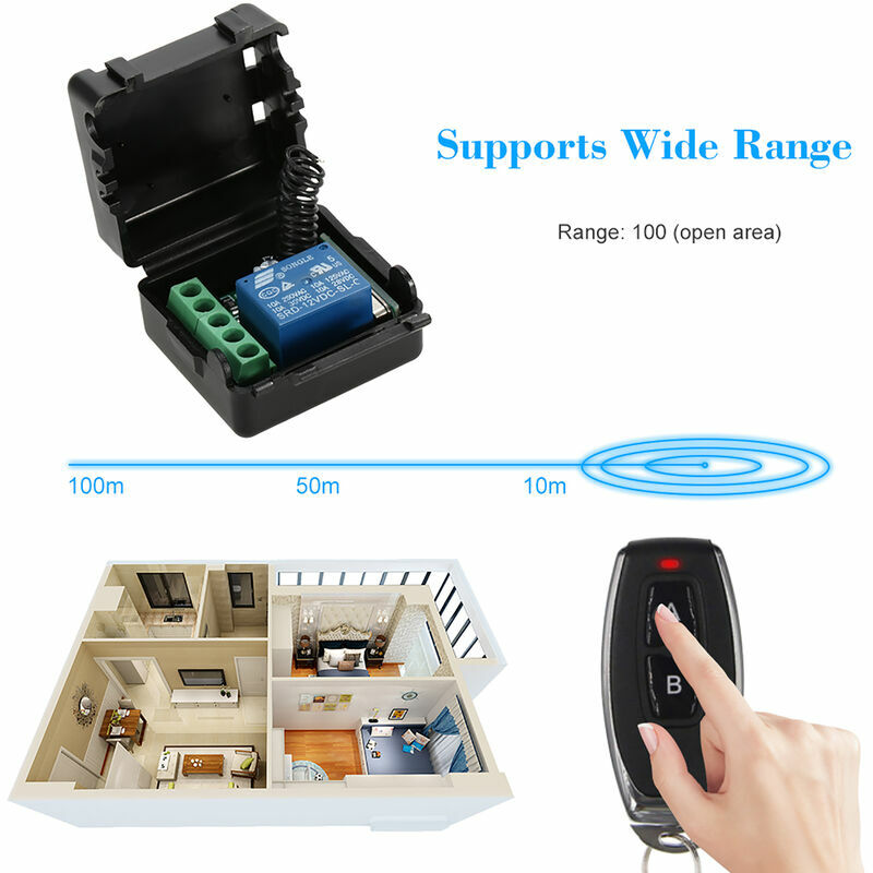 2pcs UK Plug 230V 10A Wireless Remote Control Light Switch Remote