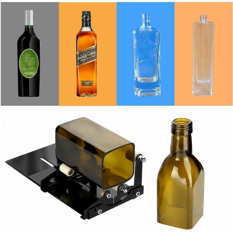 Glass Bottle Cutter Upgraded Bottle Cutting Machine for Cutting Round, Oval  B