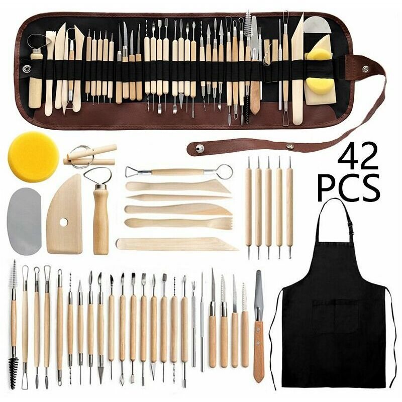 Pottery Tools 52 Sets Storage Bag Is Convenient To Carry, Modification  Modeling Auxiliary Clay Carving Knife Pottery Clay Tools