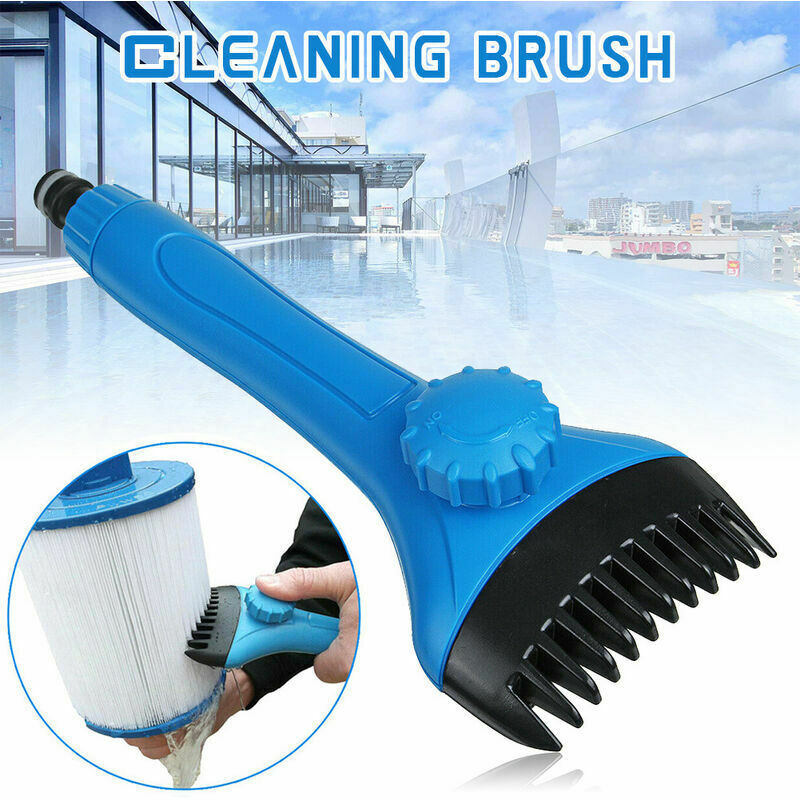 Pool Filter Cleaner Clean Brush, Pool & Spa Filter Cartridge Cleaning Tool  Hand Filter Jet Cleaner With Adjustment Knob