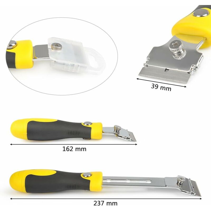 Cleaning Scraper Tool Kitchen Plastic Scraper Multipurpose Stiff Grill  Scraper Scratch Free Cleaning Tool Can Opener Sticker Scraper Label Remover  Gum