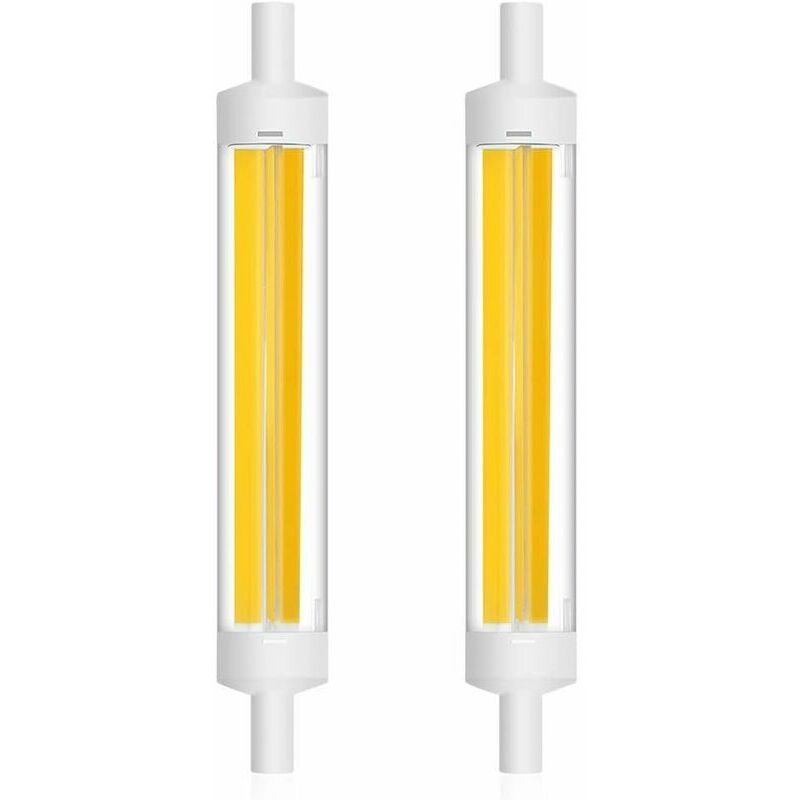 R7s Led 118mm Dimmable 1200lm, 20w R7s Led Bulb Warm White 3200k,  Replacement J7s Halogen 180w 200w Lamp, R7s Led Cob Linear High Light, 360  Beam Ligh